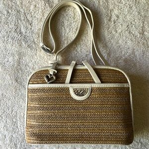 New Jojo Straw Organizer Wheat White Women Bag